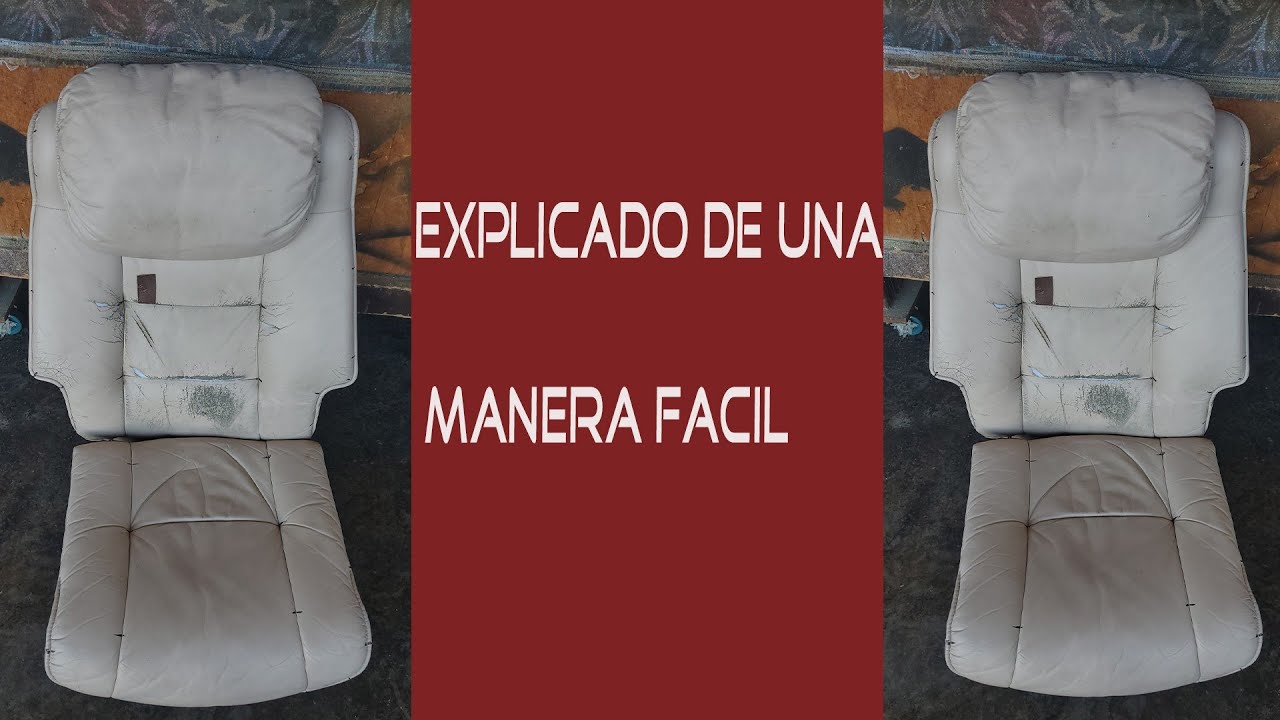 Como Tapizar Silla de Oficina - Hacer Silla Arrugada part1-2