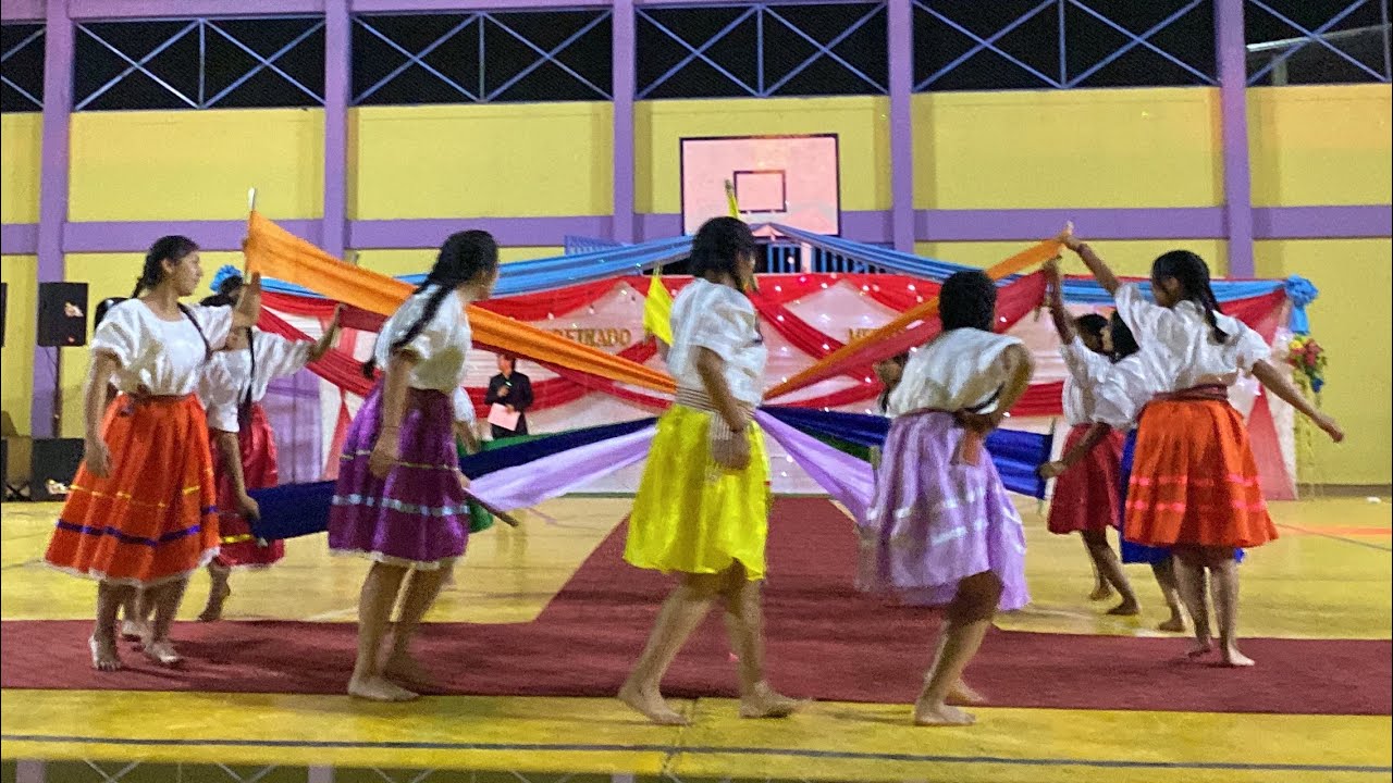 TELARES FUSI&Oacute;N🔥🇵🇪 Bonito BAILE de las alumnas del colegio secundario de MONTERO - AYABACA
