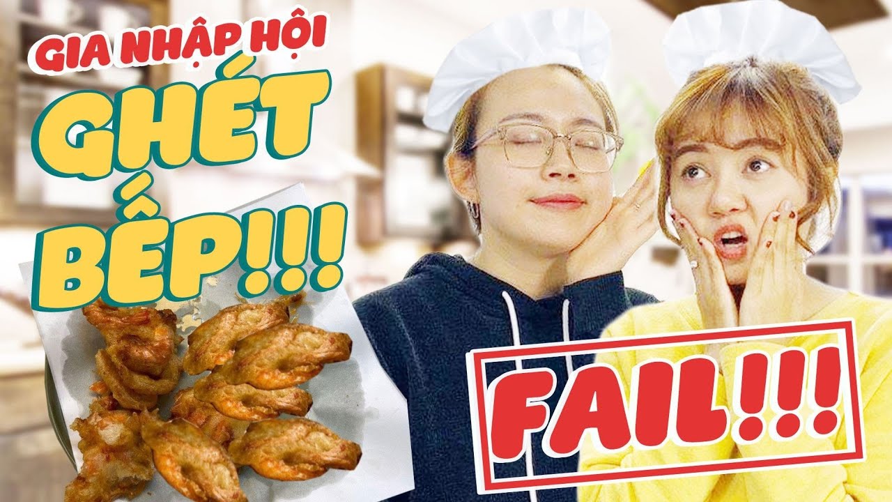 Vào Bếp Cùng Hải Yến - Phiên bản ghét bếp : Món tôm Hồ Tây thất bại