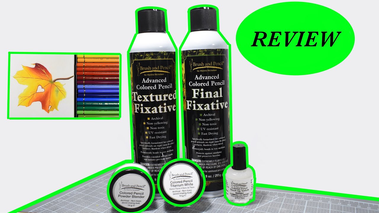 REVIEW Brush & Pencil Colored Pencil Products