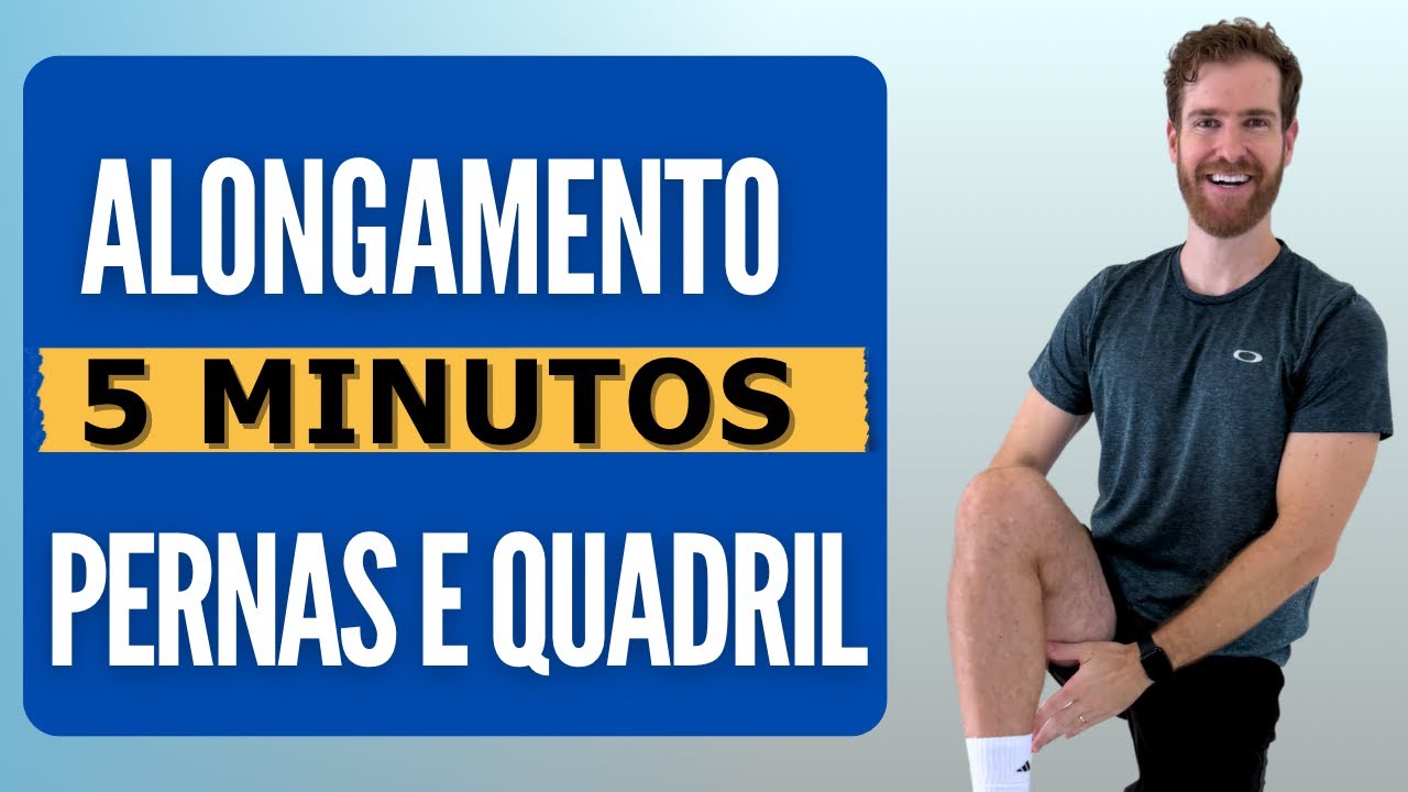 Alongamento rápido - 5 minutos | Pernas e Quadril