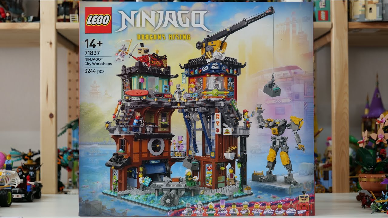 LEGO Ninjago 71837 Ninjago City Workshops - LEGO Speed Build Review