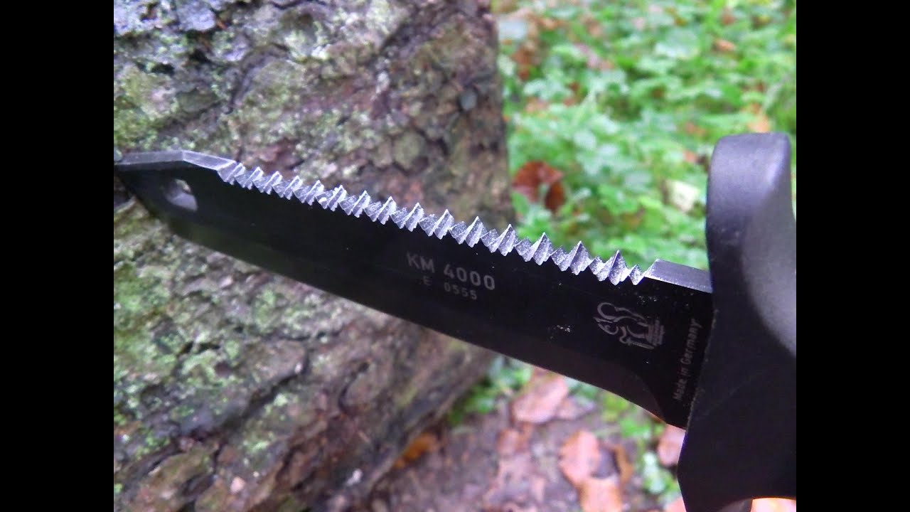 [Ausrüstung] KM 4000 Review Eickhorn Solingen - Messertest - knife review (engl. subs available)