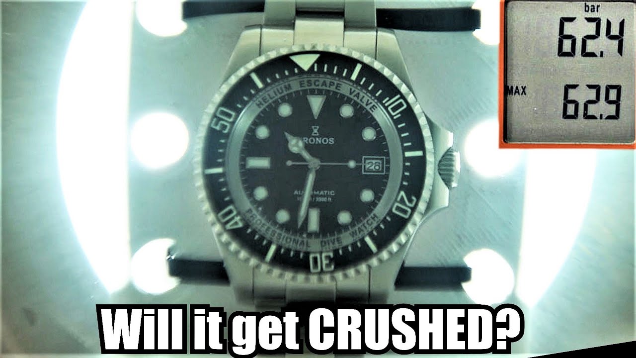 1000m/3300ft  Dive Watch Vs. Deep Sea Chamber | Max depth 3000 meters!