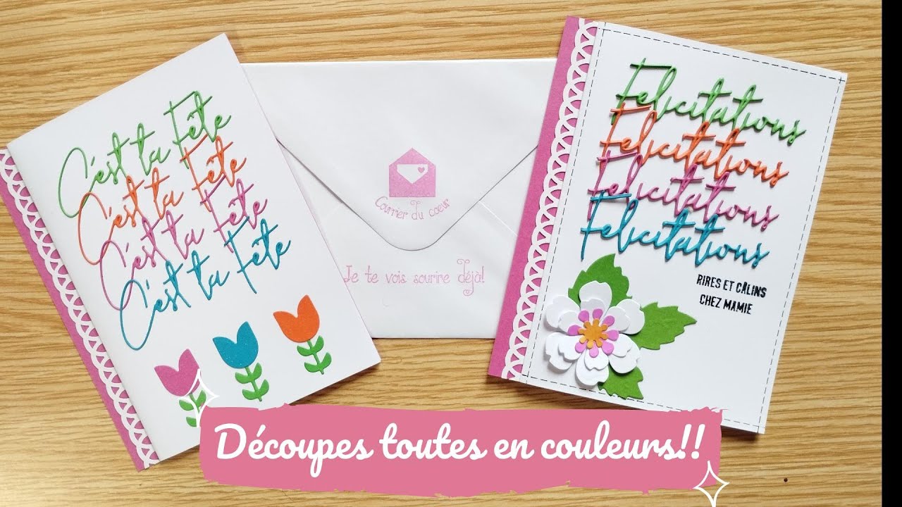 Tout en couleurs: Matrices de découpe en français carterie et scrapbooking ! Partenariat Who we are