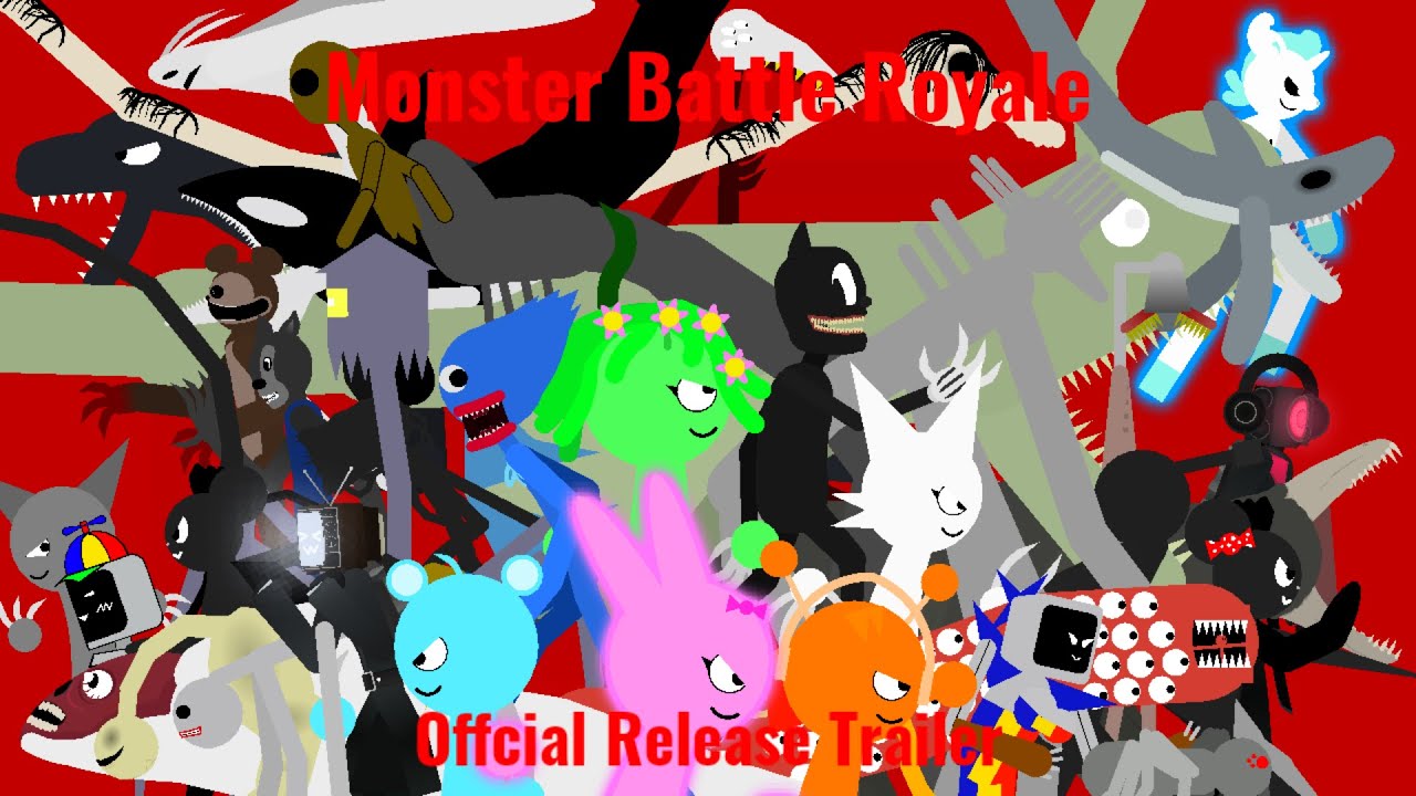 Monster Battle Royale | Official Release Trailer | Sticknodes Animation