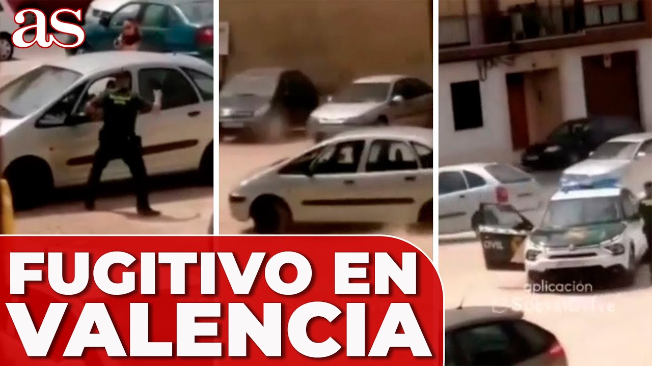 VIRALES | GUARDIA CIVIL ROMPE la VENTANILLA de su COCHE y SE DA A LA FUGA en VALENCIA | AS