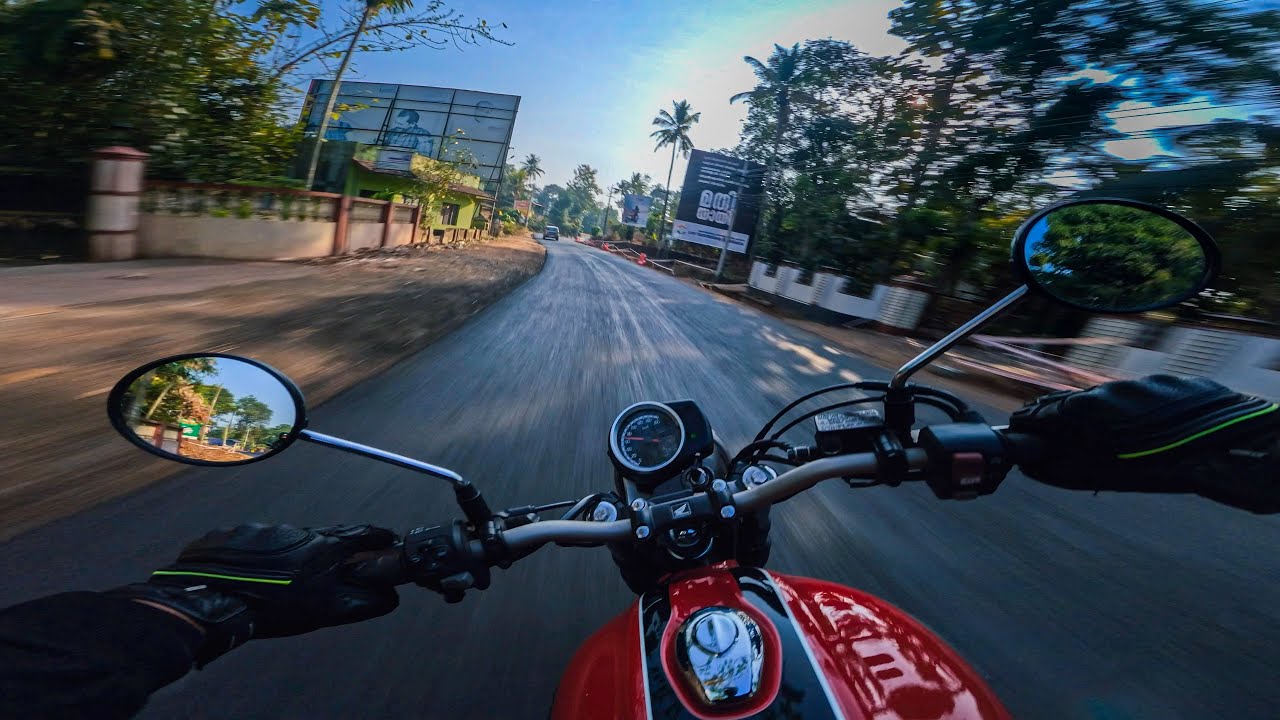 Honda CB350 RS | Ride to Office | RAW Video [4K] | POV | Pure Riding Sound 🎧
