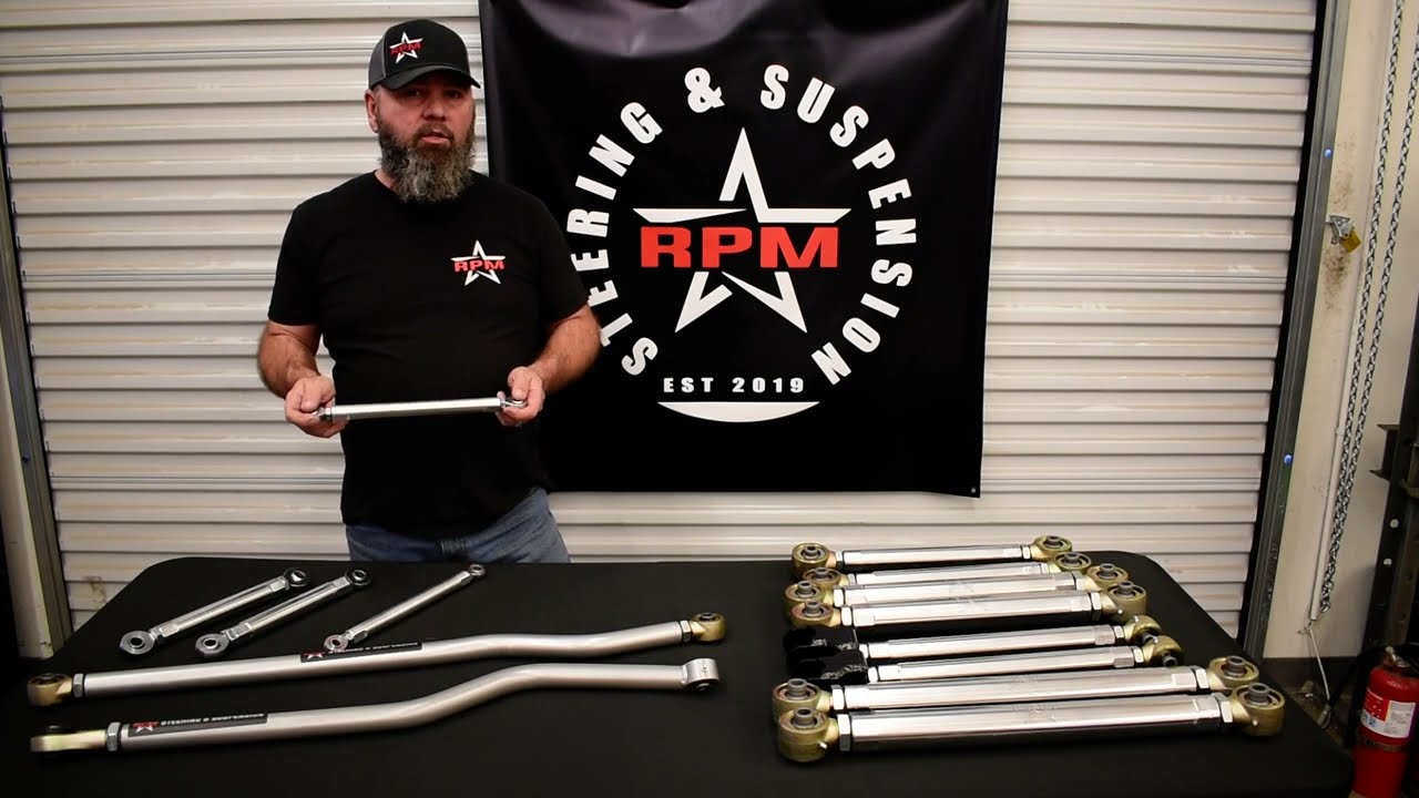 Ultimate Aluminum Sway Links for Jeep JK - JKU - JL -JLU -JT by RPM Steering and Suspension