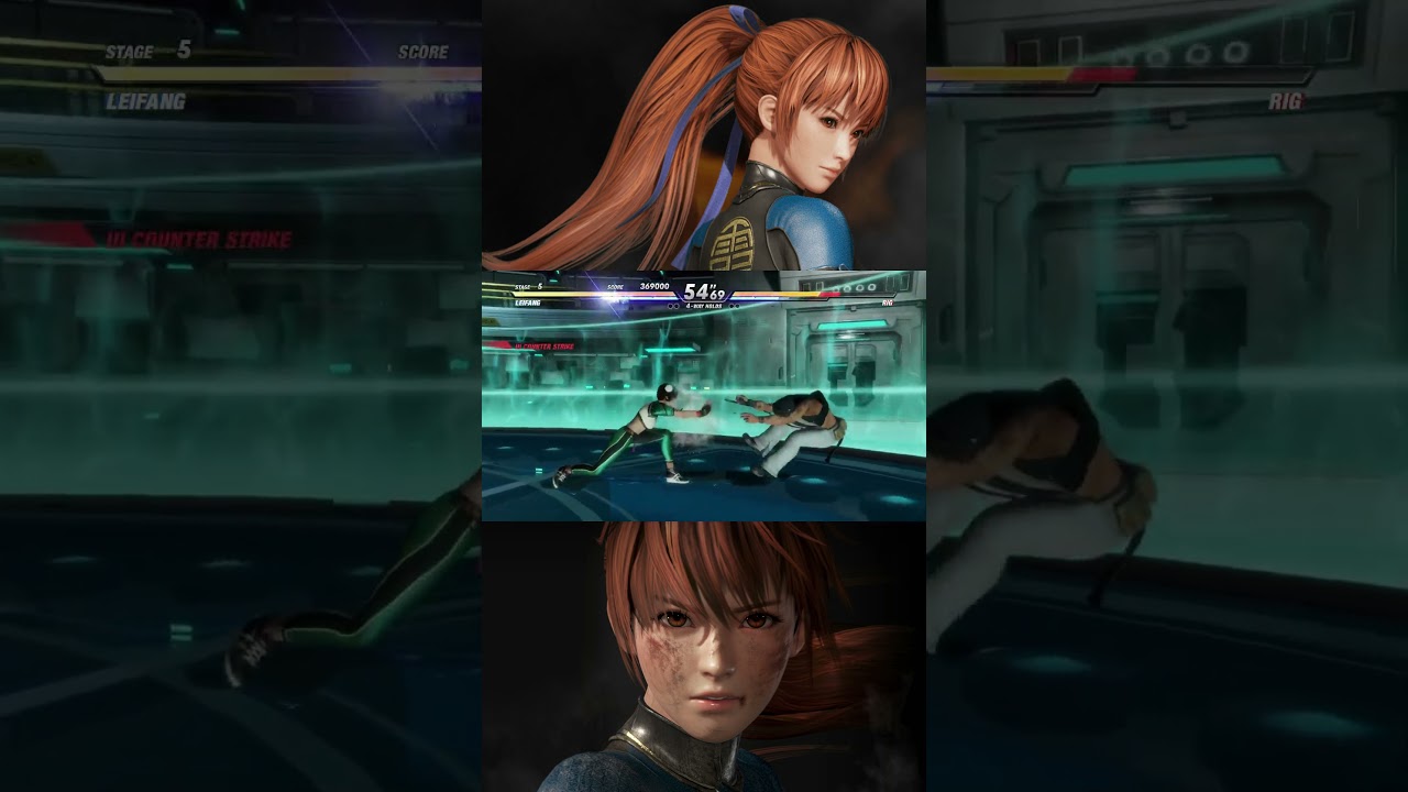Dead or Alive 6 Leifang ☯️ vs. Rig 🤸 #DeadOrAlive6 #Leifang #Rig #shorts