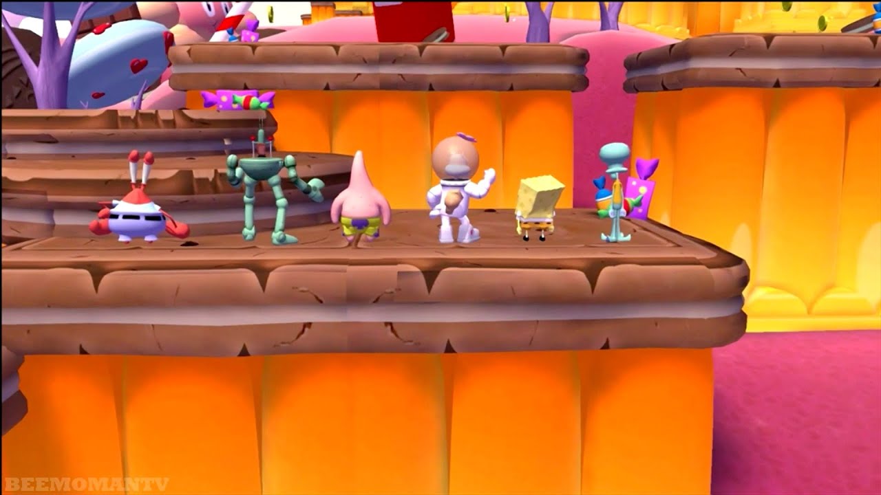 SpongeBob HeroPants Walkthrough Part 11 - Dream Land Level 1