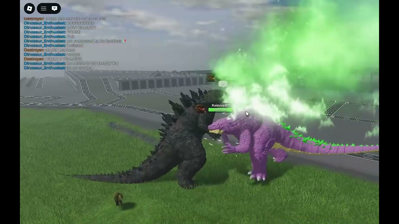 Godzilla 2014 in age of titans showcase :D