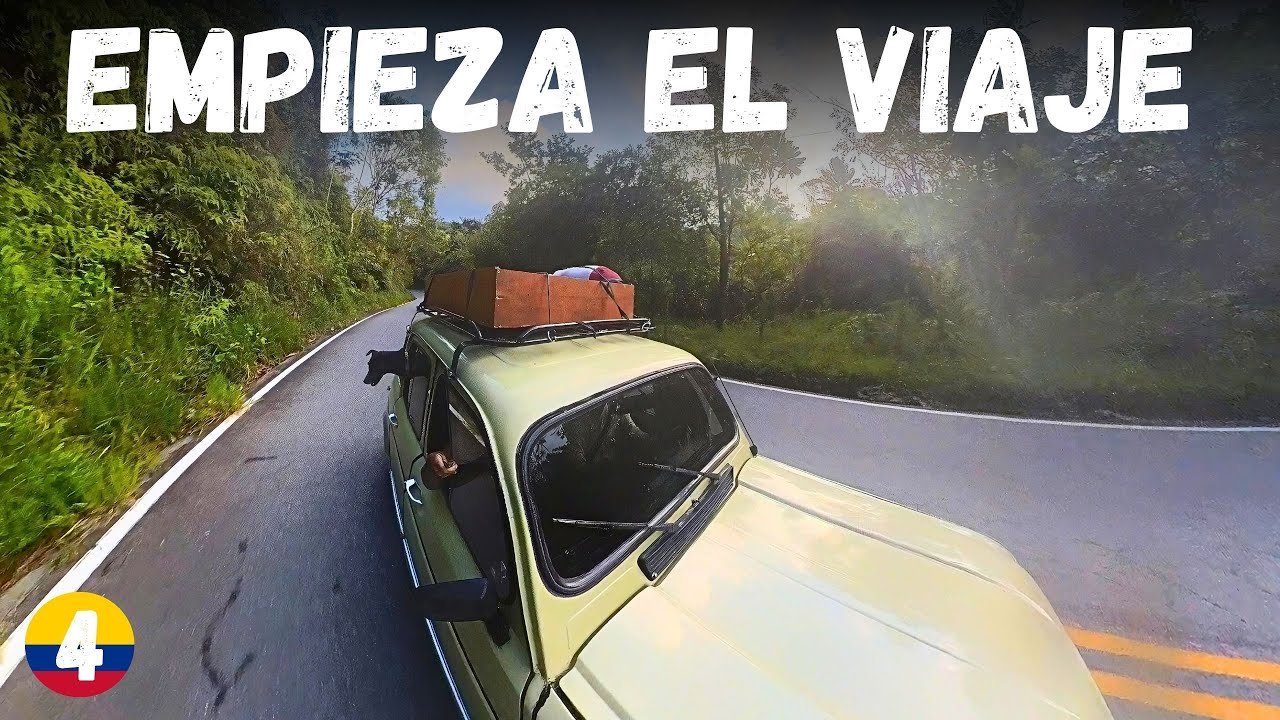 Así empieza el viaje desde Colombia hacia Argentina en el Renault 4 | Ep4