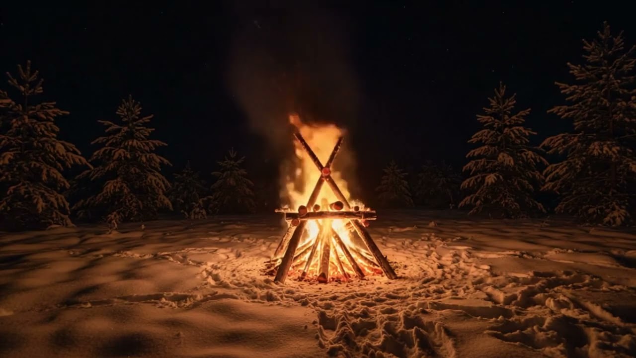 4K Ambience of Fire – Calming Crackling Fireplace Sounds for Relaxation
