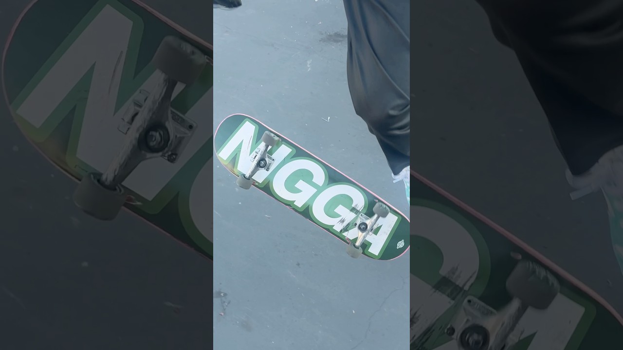 Tricked the bro to do a kickflip on my board 🤣 #shorts #skateboarding