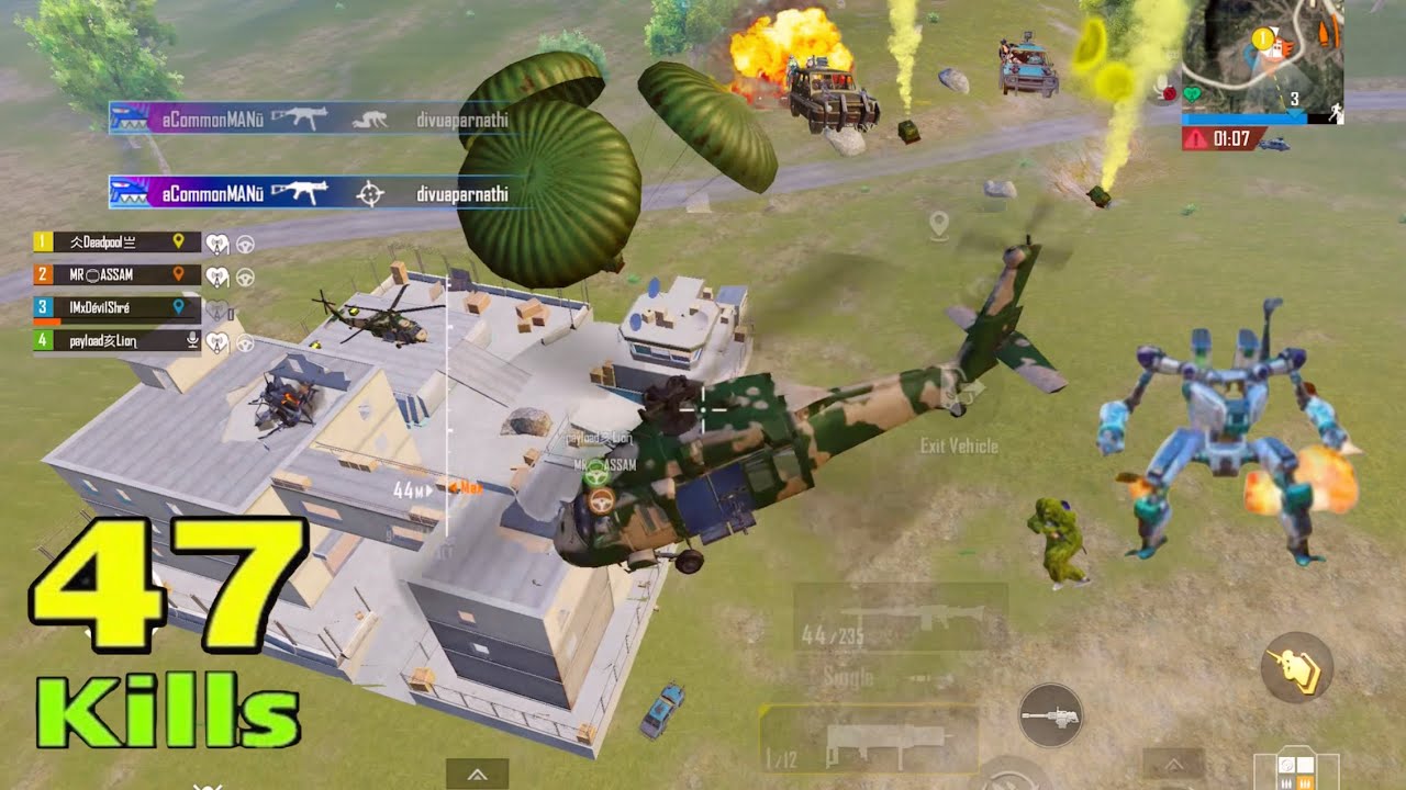 M202 Wipe out😱 Op Fighter Jet Skill || BGMI Payload mode Destroyed🔥