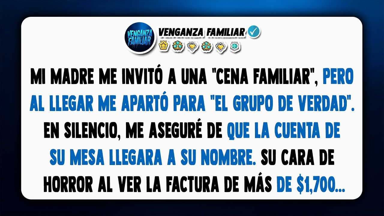 Mi mamá me invitó a una 