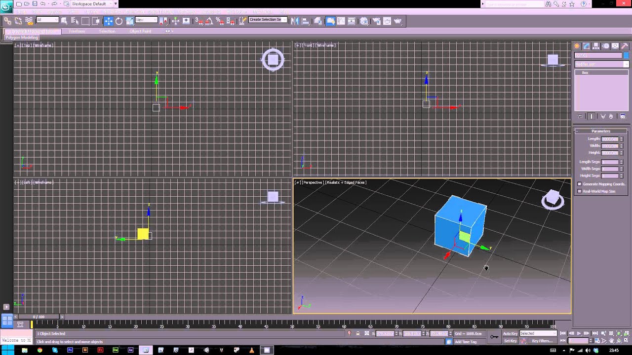 3dsMax Fundamentals - 4 - Transform Scale Rotate