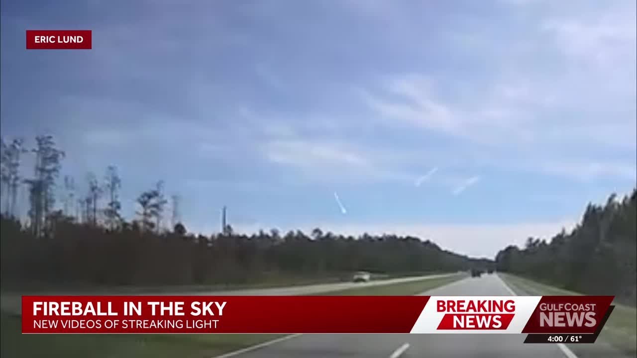 What's that in the sky?: SW Florida residents catch mysterious 'fireball' on camera