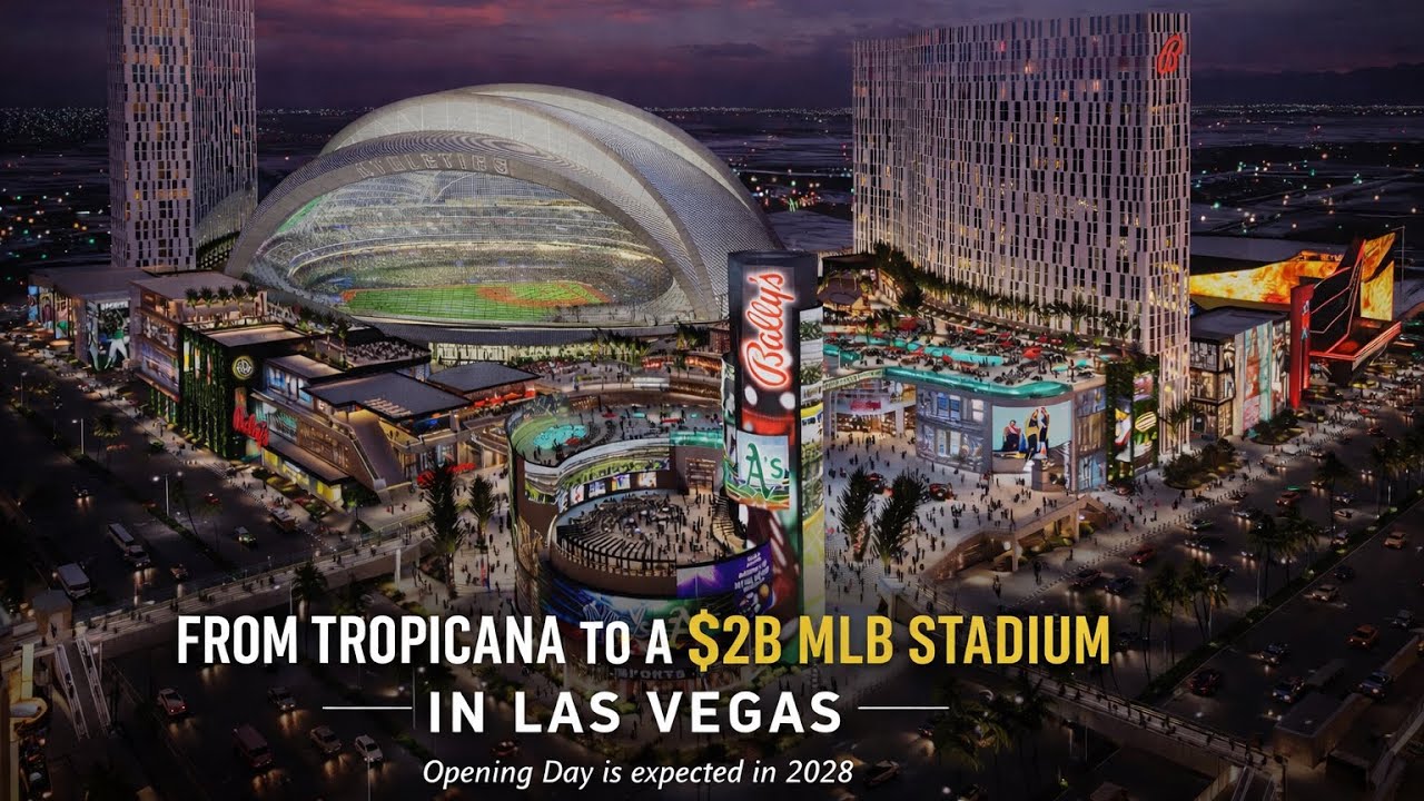 $2 billion Major League Baseball stadium in Las Vegas 2028