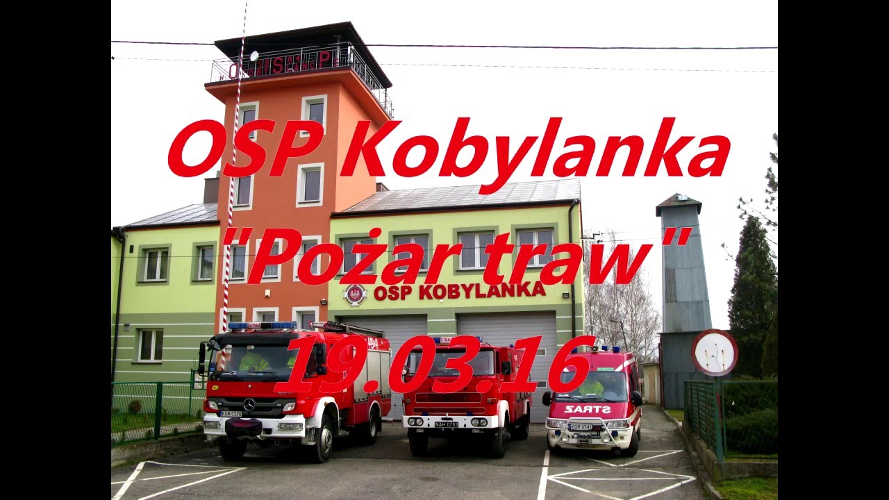 Wyjazd alarmowy OSP Kobylanka 19.03.16 