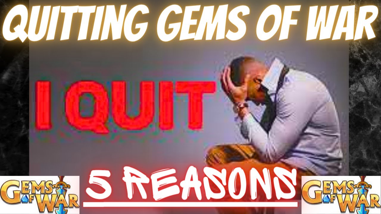 QUITTING Gems of War | 5 Reasons why | TOP 5 Gems of War transgressions last couple years