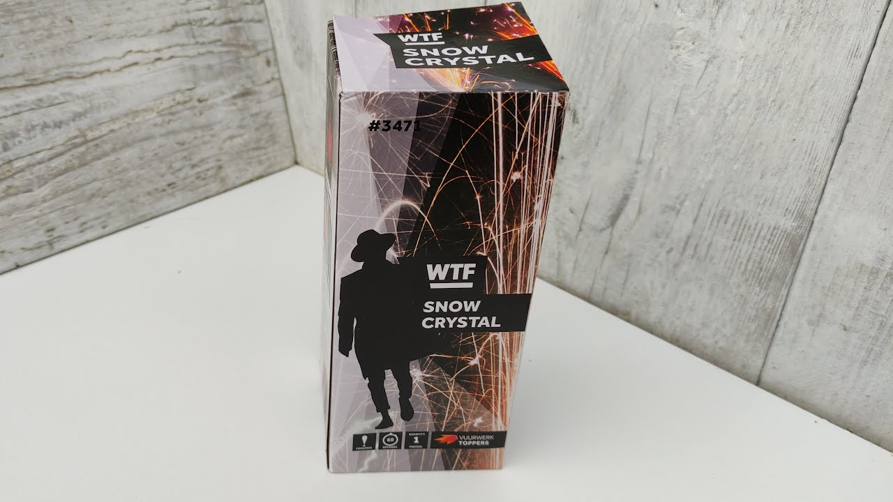 Snow Crystal Fontein  | WTF |   Cafferata 400 gram