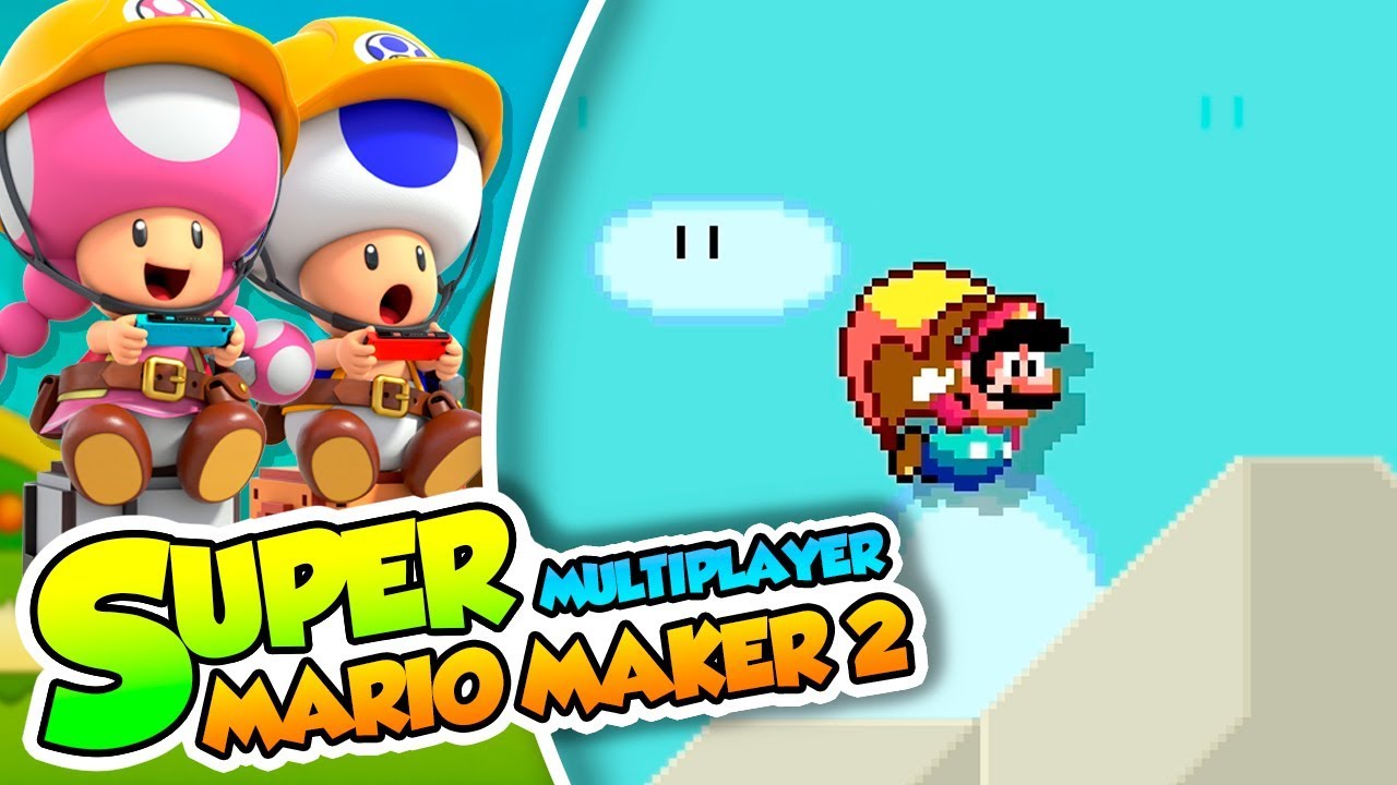 ¡Volando para nada! - Super Mario Maker 2 (Multijugador) DSimphony y Naishys