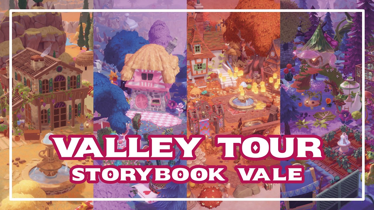 VALLEY TOUR 🍄 2nd DLC | Découvrez ma déco du 2e DLC de disney dreamlight valley ✨