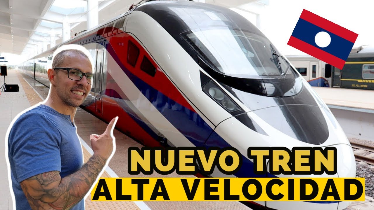 🇱🇦IMPRESIONADOS! Nuevo TREN de ALTA VELOCIDAD en LAOS🚈