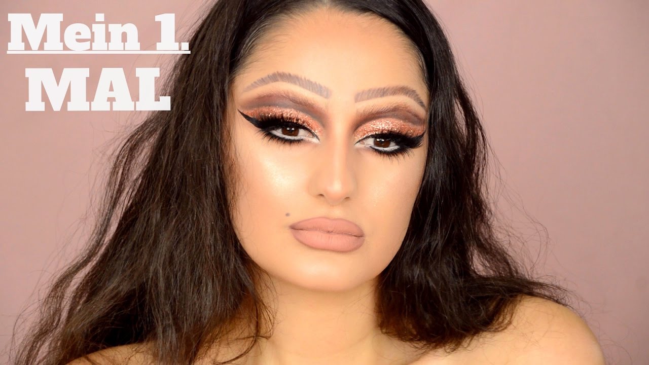 Mein erstes mal DRAG Make-up | mwHANNAH