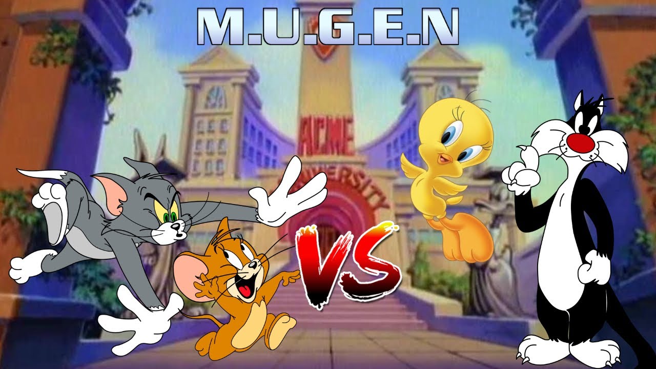 MUGEN - Tom e Jerry vs. Frajola e Piu-Piu