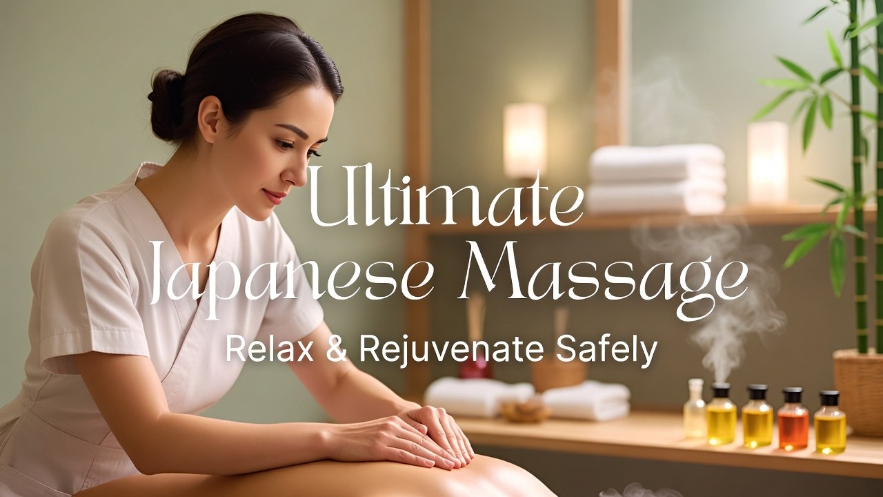 Deep Relax Japanese Oil Massage ASMR | Full Body Calm Japanese massage,japan massage,