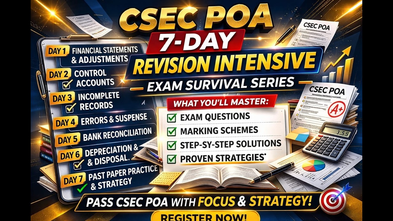 Day 1   POA June 2026 CSEC Revision & Guide