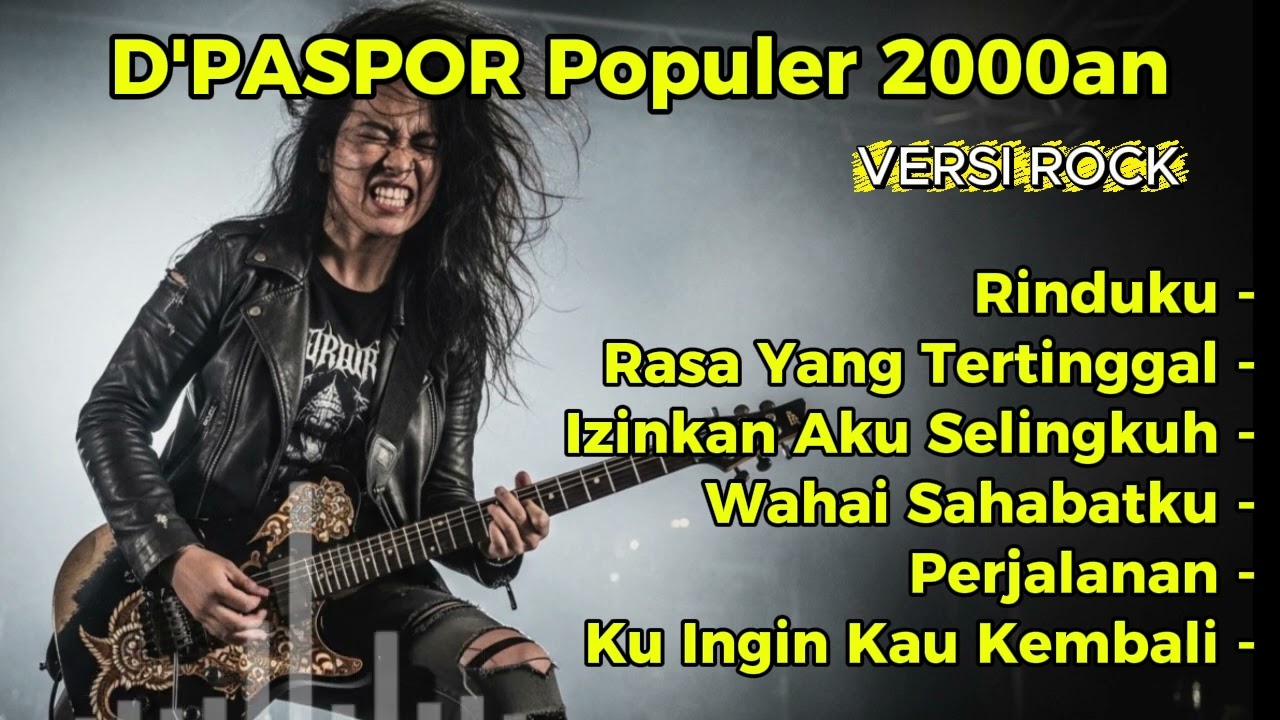 D’Paspor Paling Hits 2000an Versi Rock Lebih Garang! 🔥 Cover By BACKSOUND