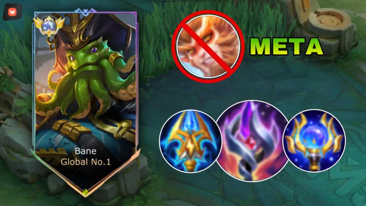 BANE BEST COUNTER BUILD FOR META SUN!🤫INSANE MAGIC DAMAGE (must try)