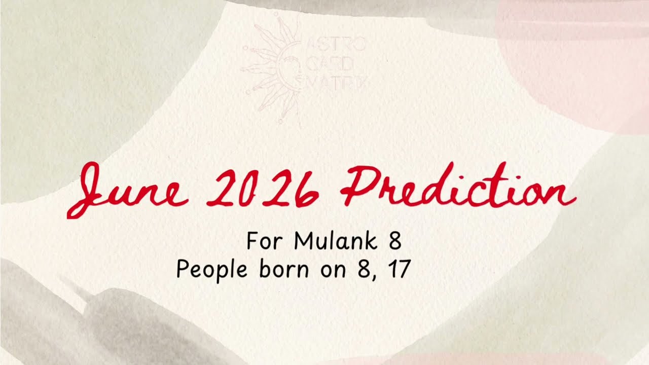 June 2026 Prediction for Mulank 8. #tarot #tarotreading #tarotreader #numerology #tarotcards 