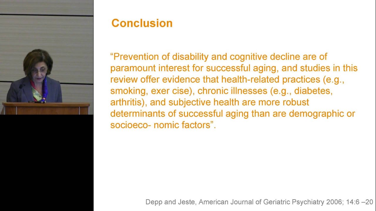 ILSI NA: Defining Healthy Aging  (Speaker: Simin Meydani)