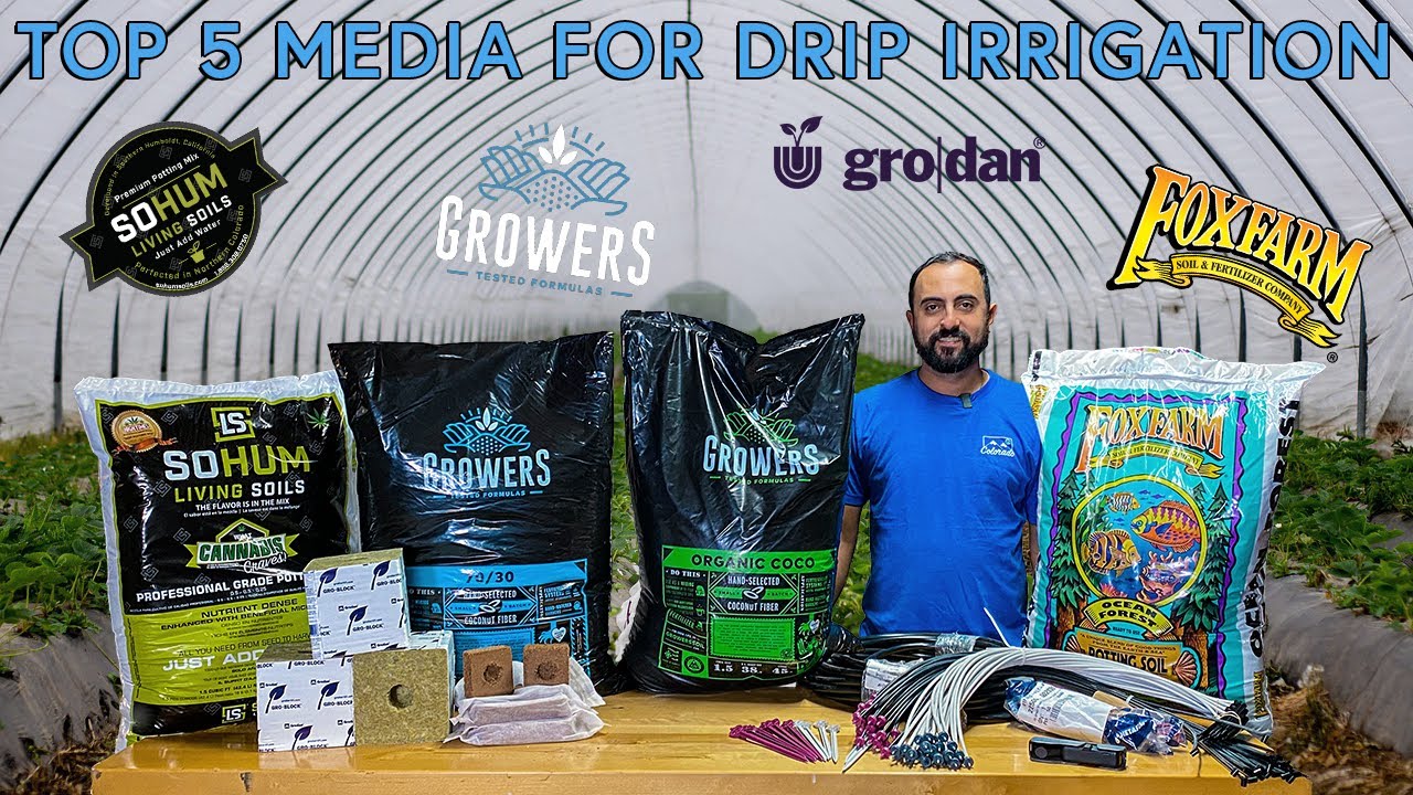 Top 5 Plant Growing Media for Drip Irrigation