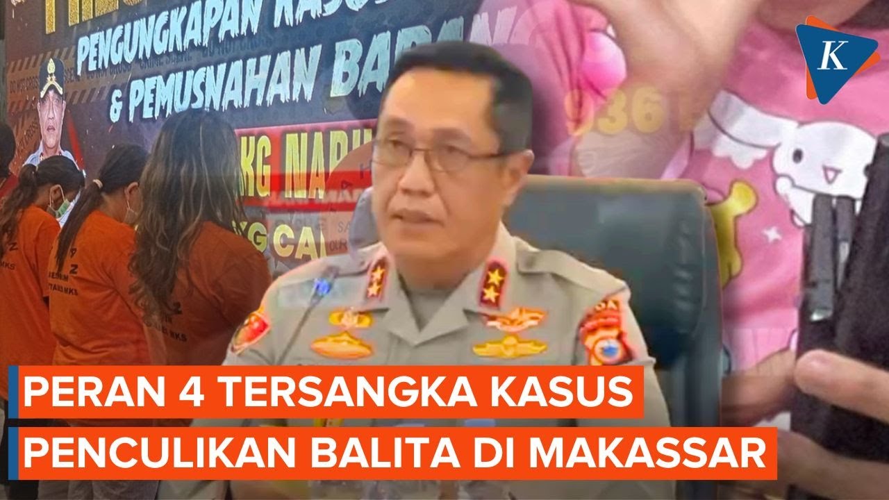 Polisi Tetapkan 4 Tersangka Penculikan Balita di Makassar yang Dijual Rp 80 Juta