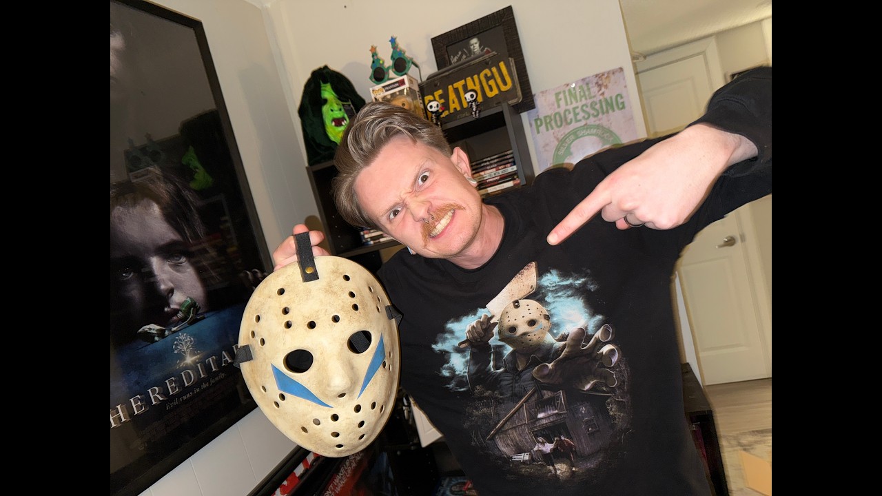 Crash Creations Friday the 13th Part 5 Hockey Mask Unboxing and Review
