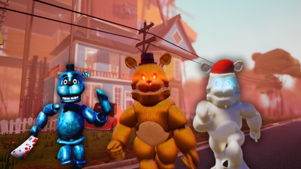 Playing Against EVERY ANIMATRONIC In This Hello Neighbor Mod...