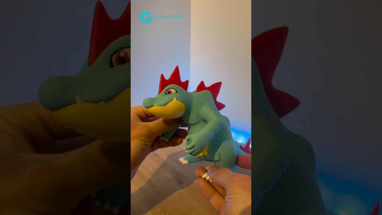 Feraligatr 3D Print Beast Mode! 🐊🔥 . 