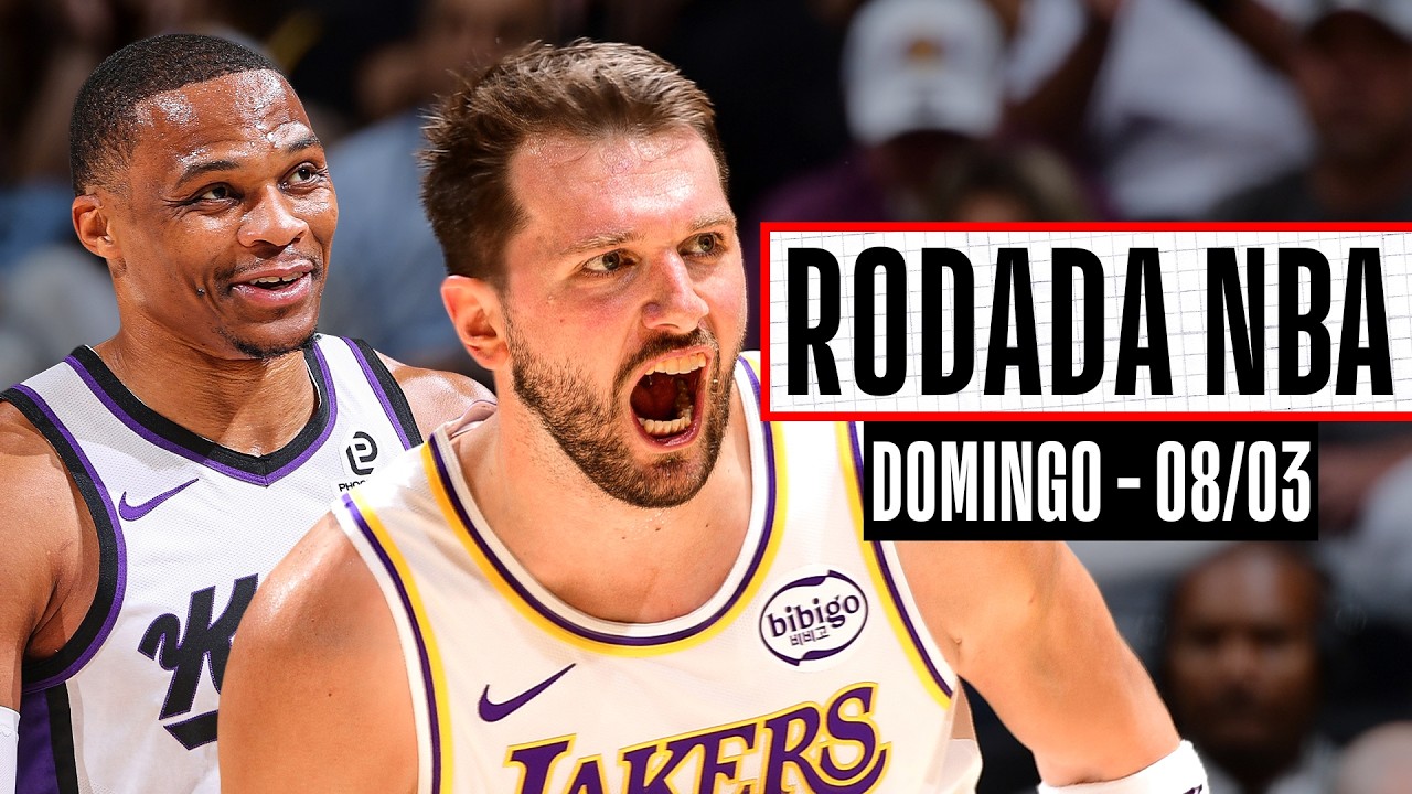DONCIC liga 'MODO MAGIA' vs. KNICKS; WESTBROOK ARREBENTA contra os BULLS - RODADA NBA 08/03
