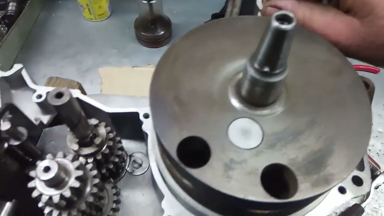 Jawa 350 ts, krótko na temat składania silnika