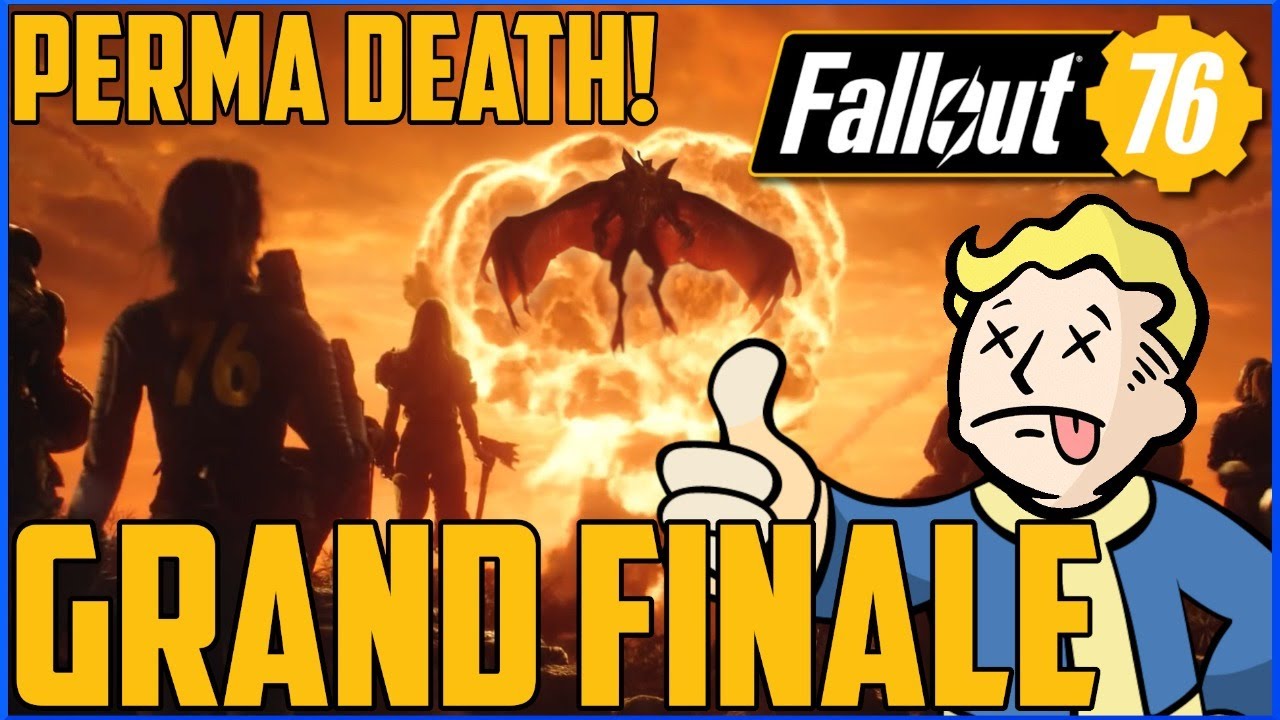 Fallout 76 Permadeath - GRAND FINALE - LIVE!!