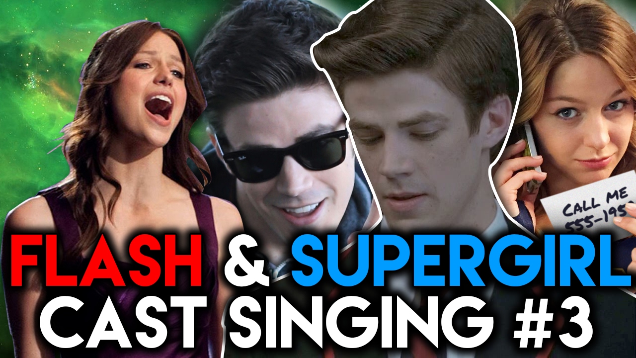 The Flash & Supergirl Cast Singing | Part 3