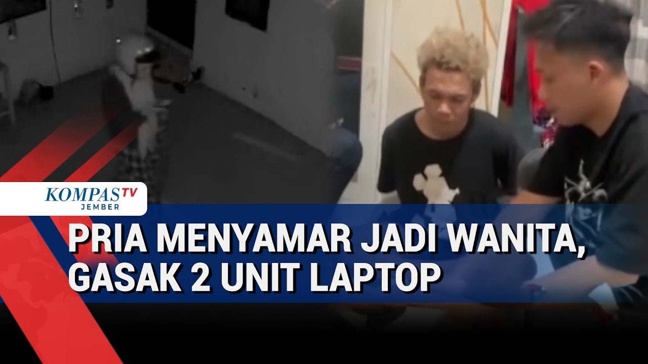 Aksi Mencuri di Kendari: Pria Menyamar Jadi Wanita Berhijab