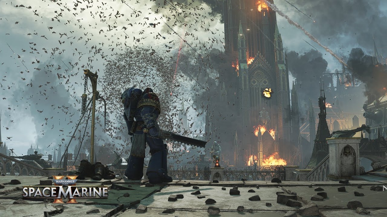 Warhammer 40,000 Space Marine 2 прохождение #6 — Операция 4 «Песнь пустоты», Вселенная грим дарка