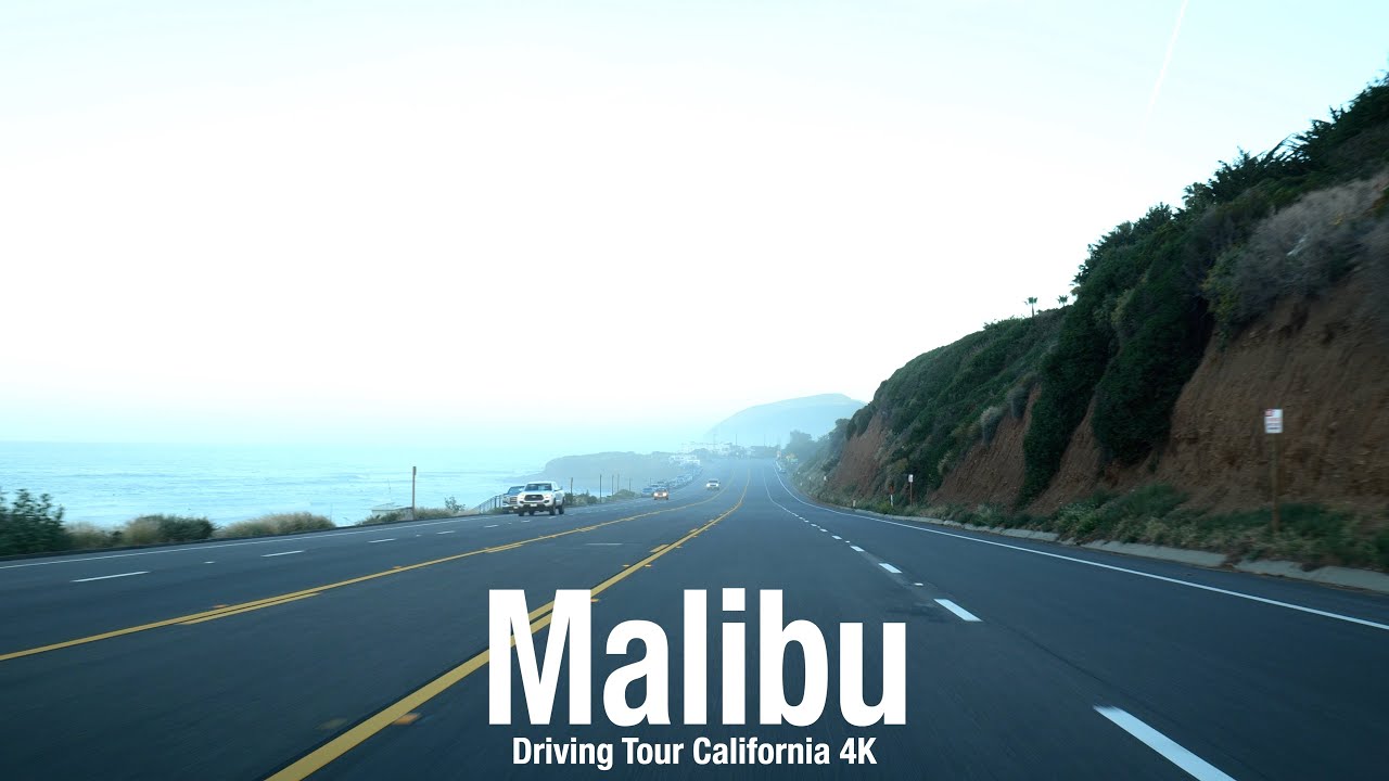 [4K] Malibu🇺🇸 Sunrise Drive - Scenic Drive, Driving Pacific Coast Highway, Santa Monica